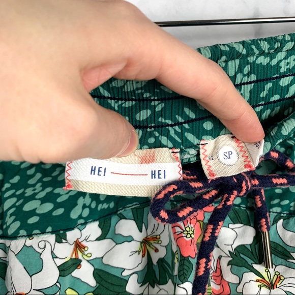 Anthropologie Hei Hei Lotus Athleisure Shorts Boho - Picture 10 of 12